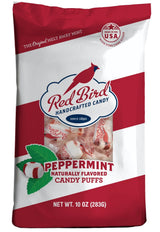 Red Bird Peppermint Puffs – Daily Wellness Candy for Pantry and Lunchbox, Made with Natural Peppermint Oil