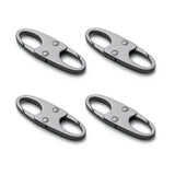 zelin Outdoor Zipper Locks – Hanging-Plated Zinc Alloy Clips for Backpacks, Sleeping Bags, and Tents
