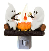 Campfire Ghost Nightlight – Unique Housewarming Gift for Women, Cozy Fall Decor with Warm LED Ambiance