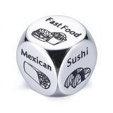 WeddingGiftPro Food Decision Dice – Display-Worthy Kitchen Tabletop Piece, Black Gift Box Presentation