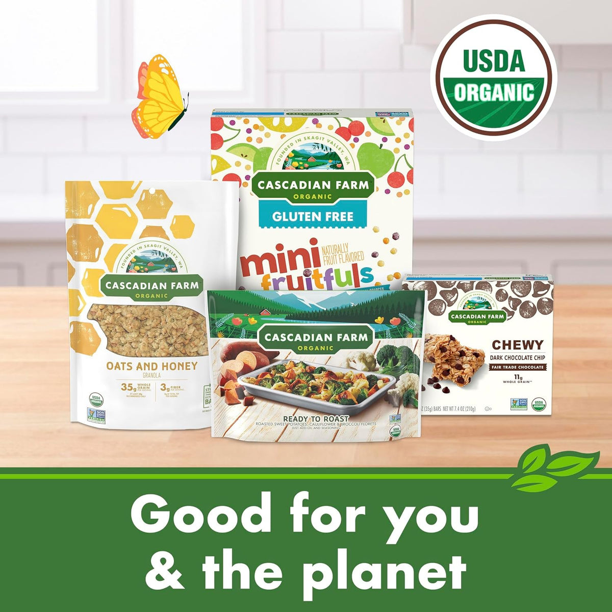 Cascadian Farm Organic Raisin Bran – Regenerative Whole Grain Cereal for a Nourishing Morning Routine