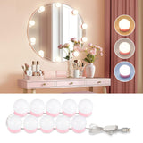 Consciot Dimmable Mirror Light Kit – High-End Vanity Glow with Memory Function and USB Power