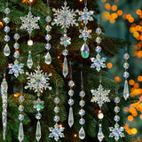 Winter Wonderland Ornament Gift Set – Birthday and Christmas Present for Mom, Shatterproof Crystal Effect