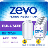 Zevo Fungus Gnat Trap – Household Bug Catcher for Indoor Herb Garden Near Kids' Snack Spot, Pet and Child Aware