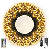 Ollny LED Halloween Lights – Orange and Purple Living Room Aesthetic, 300 LEDs Across 100ft for Cozy Seasonal Styling
