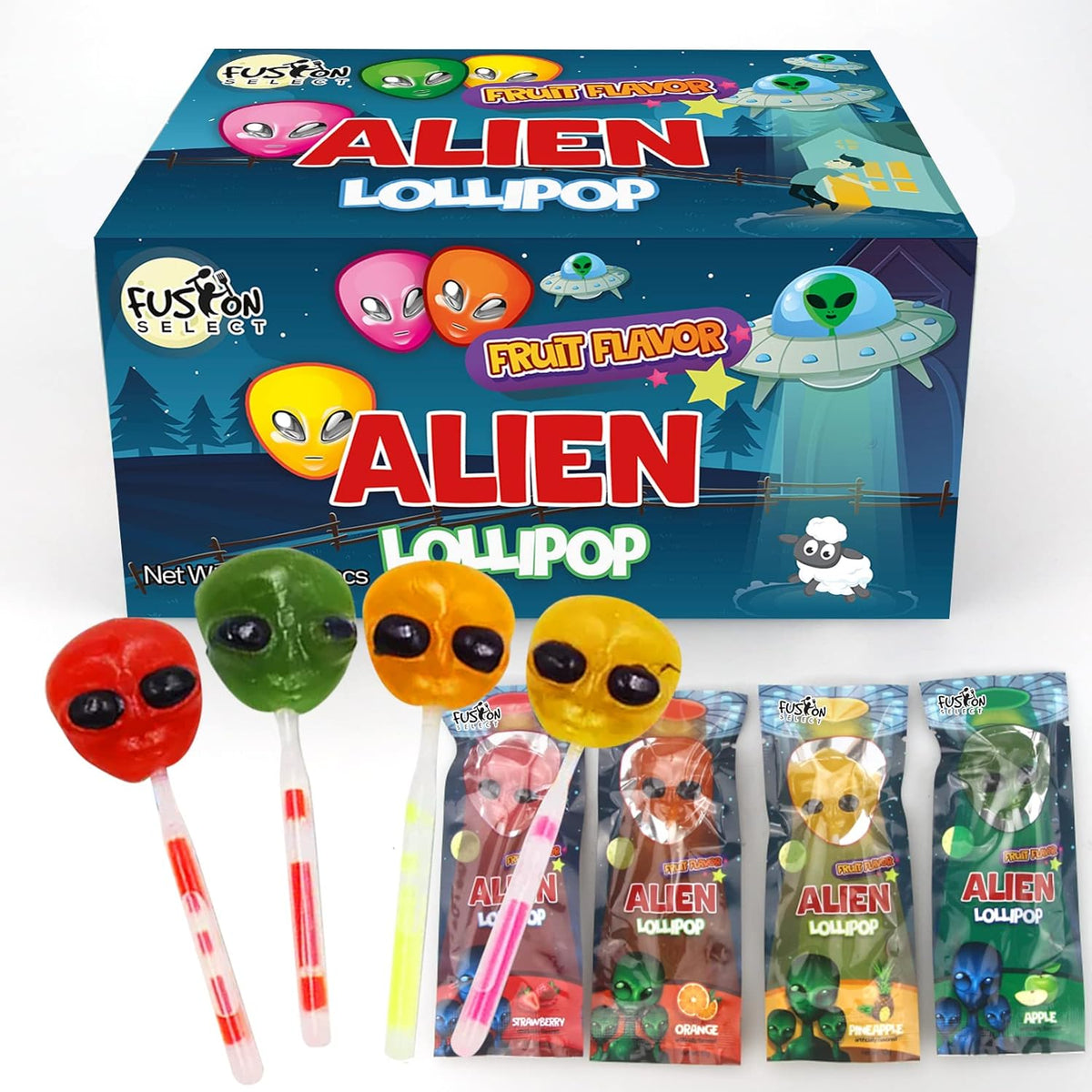 Fusion Select Trick or Treat Suckers – Affordable Halloween Gift Bundle for Classmates, Neighbors & Trick or Treat Visitors