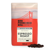 San Francisco Bay Coffee French Roast Whole Bean Coffee, 2 lb bag for Home Office Focus and Morning Work Rituals
