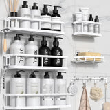 YASONIC No-Drill Bathroom Storage – Keep Bottles Sorted for Faster Focused Get-Ready Flow