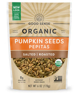 Good Sense Roasted Pepitas – Resealable Workstation Snack for Home Office Focus