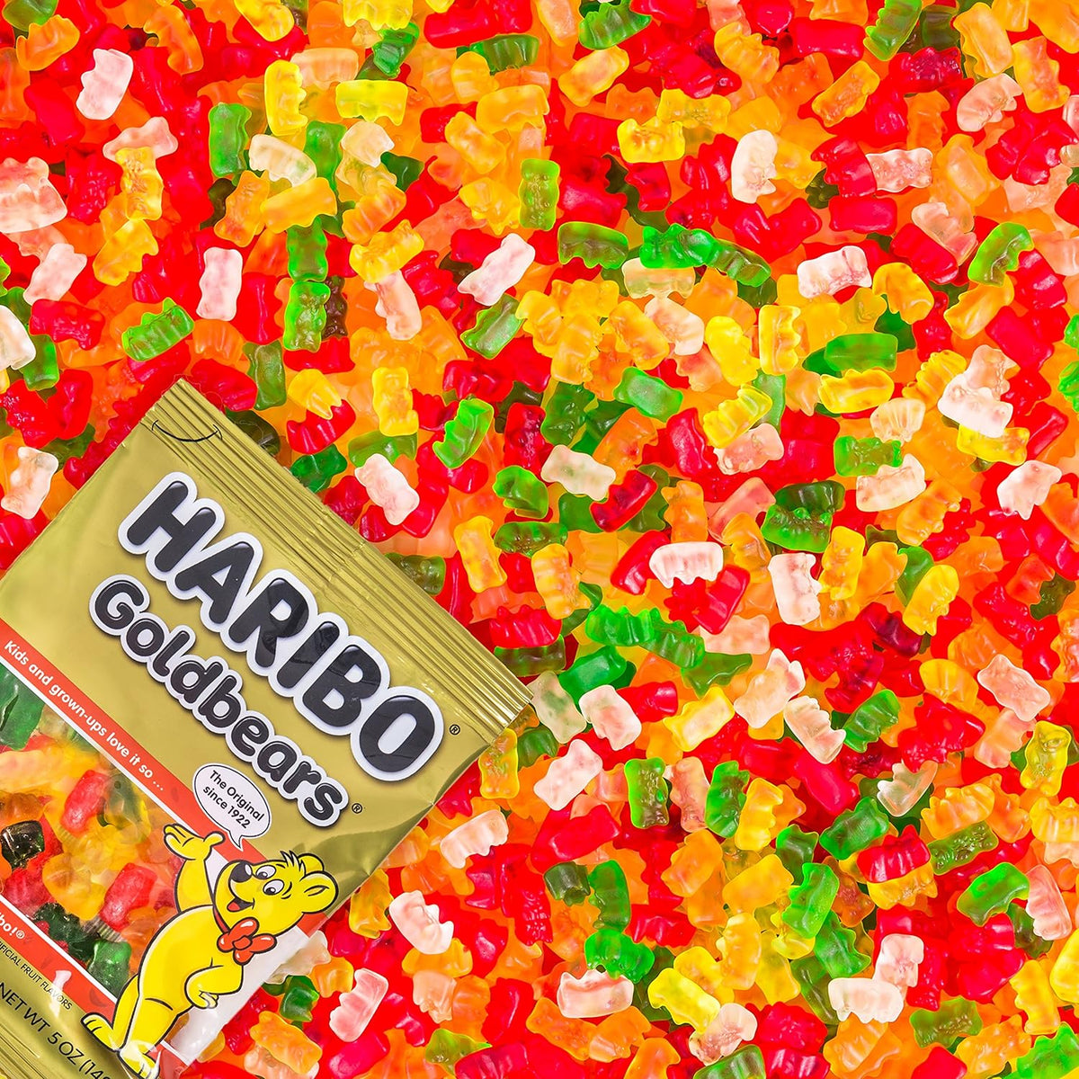 HARIBO Goldbears Fruity Gummy Candy Bulk 12-Pack – Holiday Gift Basket Filler, Stocking Stuffer, and Birthday Party Favor
