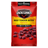 Jack Link's Teriyaki Beef Tender Bites – Lunchbox Friendly Tender Beef for School and Activities, 8 oz