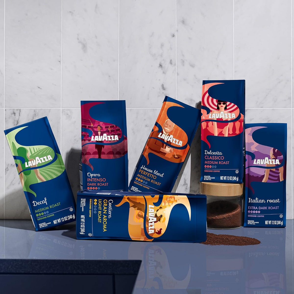Lavazza Medium Roast Decaf Coffee – Steady Focus Brew for Work-from-Home and Study Sessions