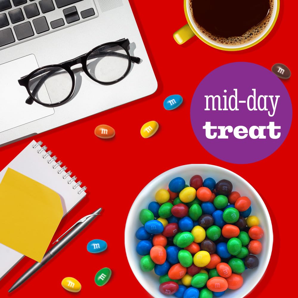 M&M'S Peanut Candy 38-Ounce Bulk Pack – After-School Snack and Birthday Party Favor for Kids
