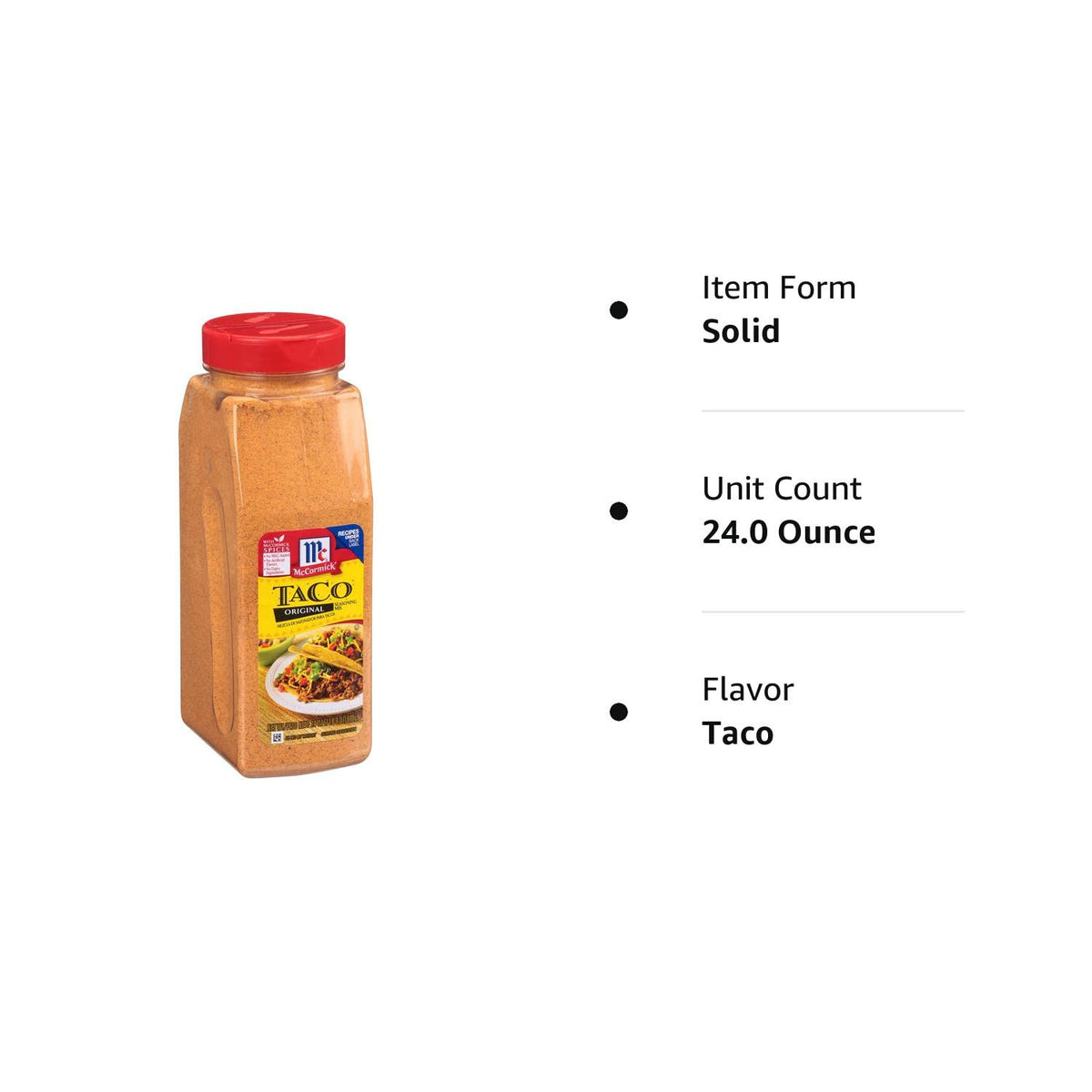 McCormick Culinary Taco Seasoning Mix 24 oz – Premium Restaurant-Grade Mexican Spice Blend for Elevated Menu Offerings