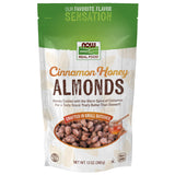 NOW Foods Cinnamon Honey Almonds – Trail-Ready Snack for Hiking, 10 Single-Serve Packets