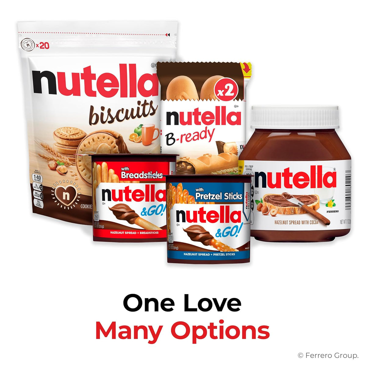 Nutella & GO! Hazelnut Spread and Breadsticks – Mess-Free Passenger Seat Snack for Long Drives, 10 Pack of 1.8 oz