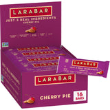 Larabar Cherry Pie Bar – Lunchbox Snack for School Meals and After-School Fuel, Allergy-Friendly