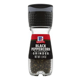 McCormick Black Peppercorn Grinder – Backyard Grill Station Essential, Fresh Pepper for Steaks and Burgers