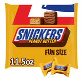 SNICKERS Peanut Butter Squared Halloween Treats for Party Favors and Gift Bags, Individually Wrapped 11.5oz