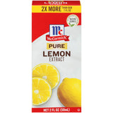 McCormick Pure Lemon Extract – Effortless Lemon Flavor Without Extra Ingredients, 2 fl oz
