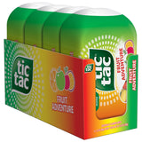 Tic Tac Fruit Adventure Mints – Portable Breath Freshener for Tailgate and Game Day, 4-Pack