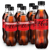 Coca-Cola Coke Zero Sugar Soda 16.9 fl oz 6 Pack – Refreshing Cola for Backyard BBQs and Patio Dining