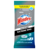 Windex Electronic Cleaning Wipes – Effortless Screen Refresh, Streamlined Pouch for Uncluttered Spaces