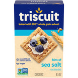 Triscuit Hint of Sea Salt Whole Grain Crackers – Three-Ingredient Cracker for the Uncluttered Pantry