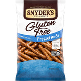 Snyder's of Hanover Gluten Free Pretzel Rods – Sturdy Snack for Camping, Picnics, and Outdoor Entertaining, 8 oz Bag