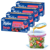 Ziploc Gallon Stay Open Bags – Simple One-Handed Filling for Intentional Kitchen Routines