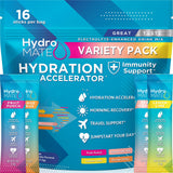 HydroMATE Hydration Powder Packets – No Artificial Color Electrolyte Option for Health-Conscious Parents
