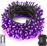 LUMIRESCO Battery String Lights 33Ft 100 LED – Flexible Balcony and Backyard Ambiance Lights, IP65 Rated with Wireless Remote and 4 Brightness Levels