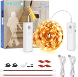 WOBANE Motion Sensor Strip Light – Clean Cordless Lighting for Clutter-Free Spaces