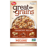 Great Grains Crunchy Pecan Cereal – No Artificial Flavors Whole Grain Cereal for the Family Breakfast Table, 19 Ounce