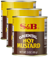 S&B Oriental Hot Mustard Powder – Turmeric-Infused Condiment for Mindful Home Cooking