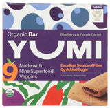 Yumi Bar Blueberry Purple Carrot Organic Toddler Snack Gift Set for New Moms and Baby Showers