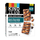 KIND ZERO Sugar Bars – Travel Carry-On Snack for Flight and Road Trips, Gluten Free 5ct