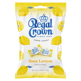 Regal Crown Sour Lemon Hard Candy – Kid's Party Favor Candy, 28 Individually Wrapped Pieces for Halloween & Birthdays