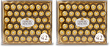 Ferrero Rocher Hazelnut Chocolate Gift Box – Last-Minute Holiday and Hostess Gift, 42 Individually Wrapped Premium Candies