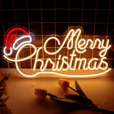 Allball Merry Christmas Neon Light – Family Friendly Holiday Accent for Playroom and Toddler Room, Touchable LED Strip