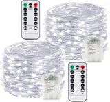 Brightown 4-Pack String Lights – Clean Aesthetic Wall Decor, Single Steady Warm White for Uncluttered Spaces