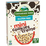 Cascadian Farm Organic Mini Cookies 'n' Crème Cereal – Gluten-Free Morning Bowl for the Clean-Label Pantry