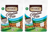 Snyder's of Hanover Gluten Free Pretzel Sticks – Travel Bag Snack for Celiac Wellness Routine, 100 Calorie Packs, 24 Ct