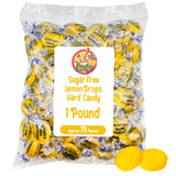 Sugar Free Lemon Drops - Arcor Hard Candy for Nightstand Self-Care, Diabetic Friendly