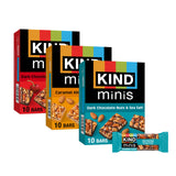 KIND Mini Bars – Outdoor Adventure Snack for Picnics and Day Trips, Three Premium Flavors