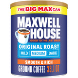 Maxwell House Original Roast Ground Coffee – Reception Pantry Coffee for Steady Morning Office Brewing