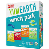 YumEarth Organic Variety Pack - Non GMO Vegan Snacks for Wellness Focused Pantry, Allergy Free Candy Box