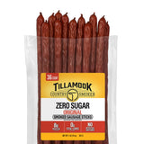 Tillamook Country Smoker Hardwood Smoked Sticks – Travel Ready Zero Sugar Snack for Long Drives and Trails