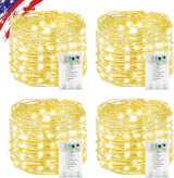 Brightown 240LED Waterproof Battery Fairy Lights – Patio Gazebo & Pergola Outdoor String Lighting with Remote
