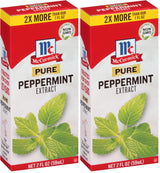 McCormick Pure Peppermint Extract, 2 fl oz – Streamlined Pantry Staple for Intentional Home Bakers